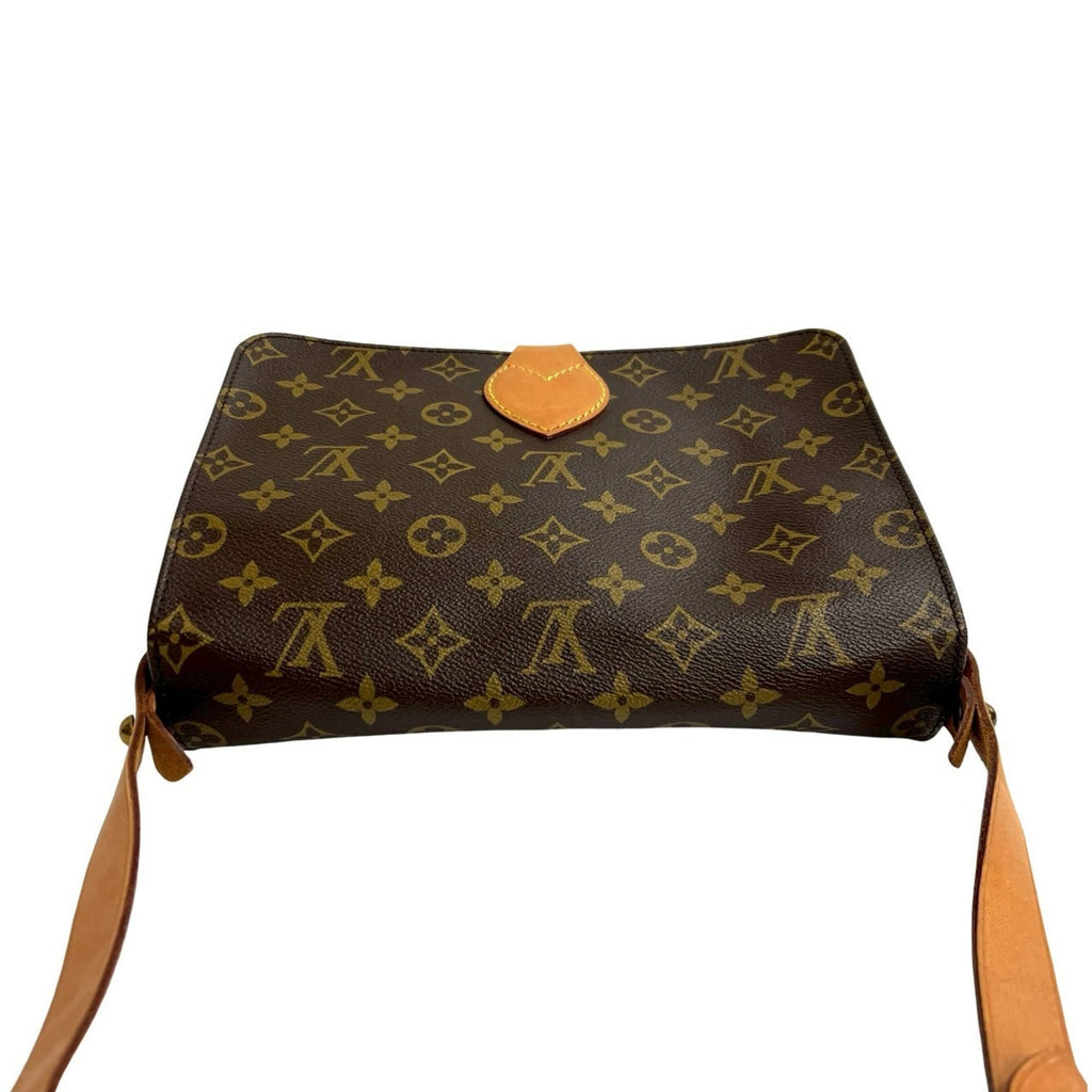 Louis Vuitton Brown Leather Pvc Pochette Shoulder Bag