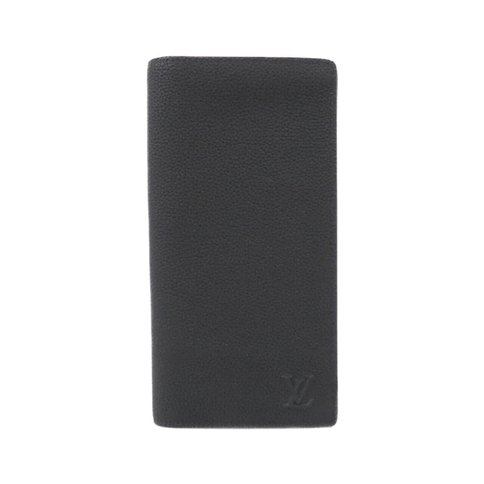 Louis Vuitton Black Leather Long Wallet