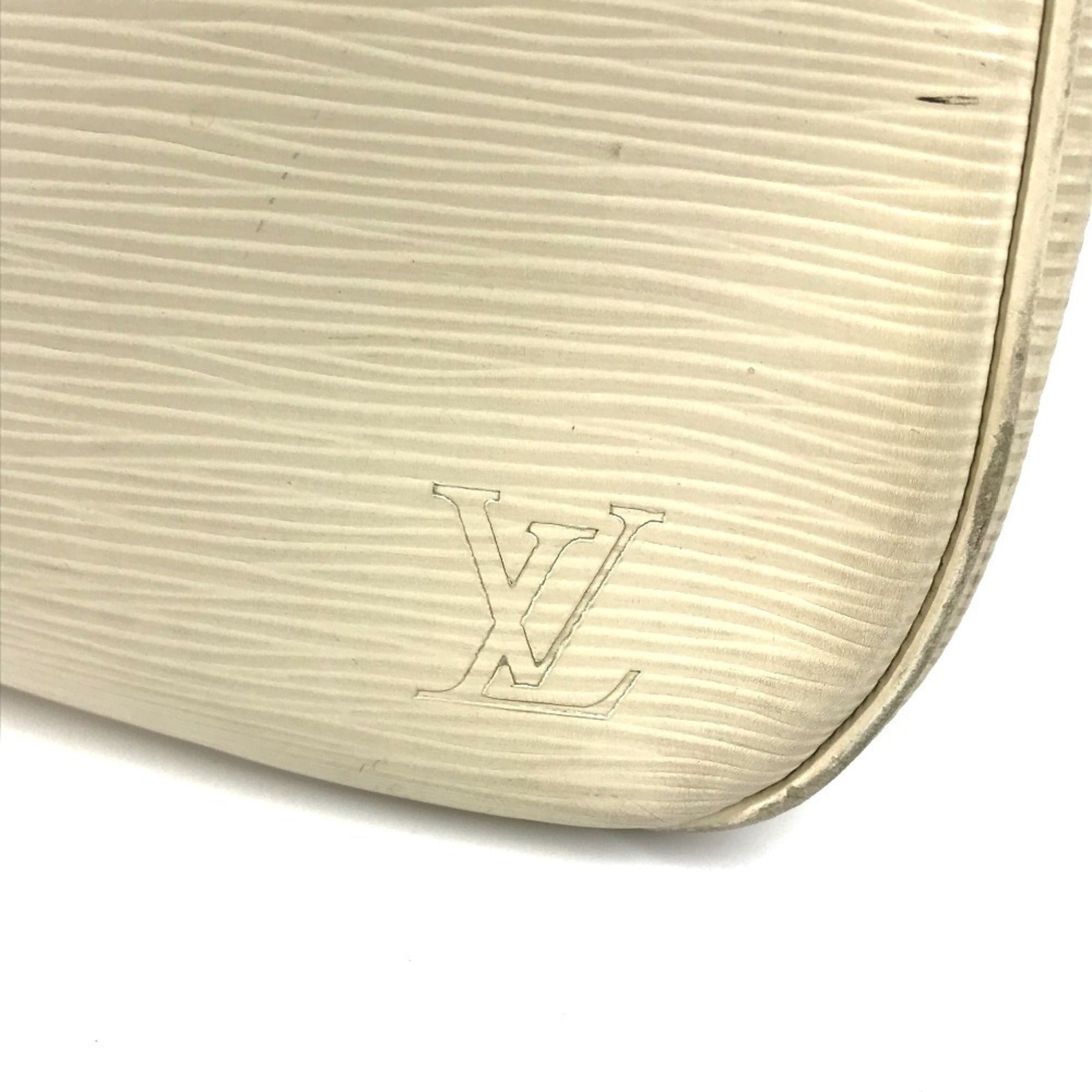 Louis Vuitton Lv Off White White Epi Leather Handbag Tote Bag