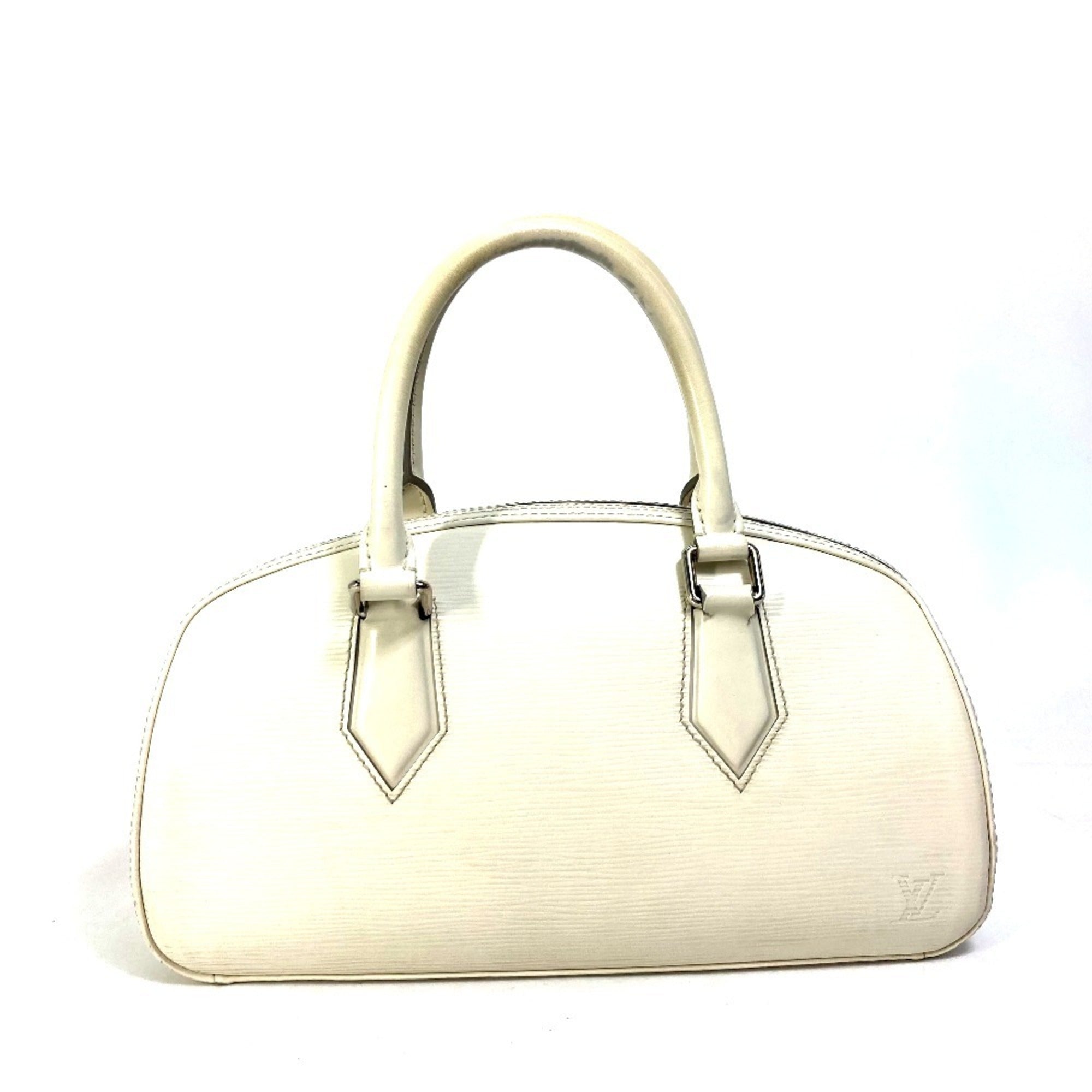 Louis Vuitton Epi Lv Off White White Epi Leather Boston Bag Handbag