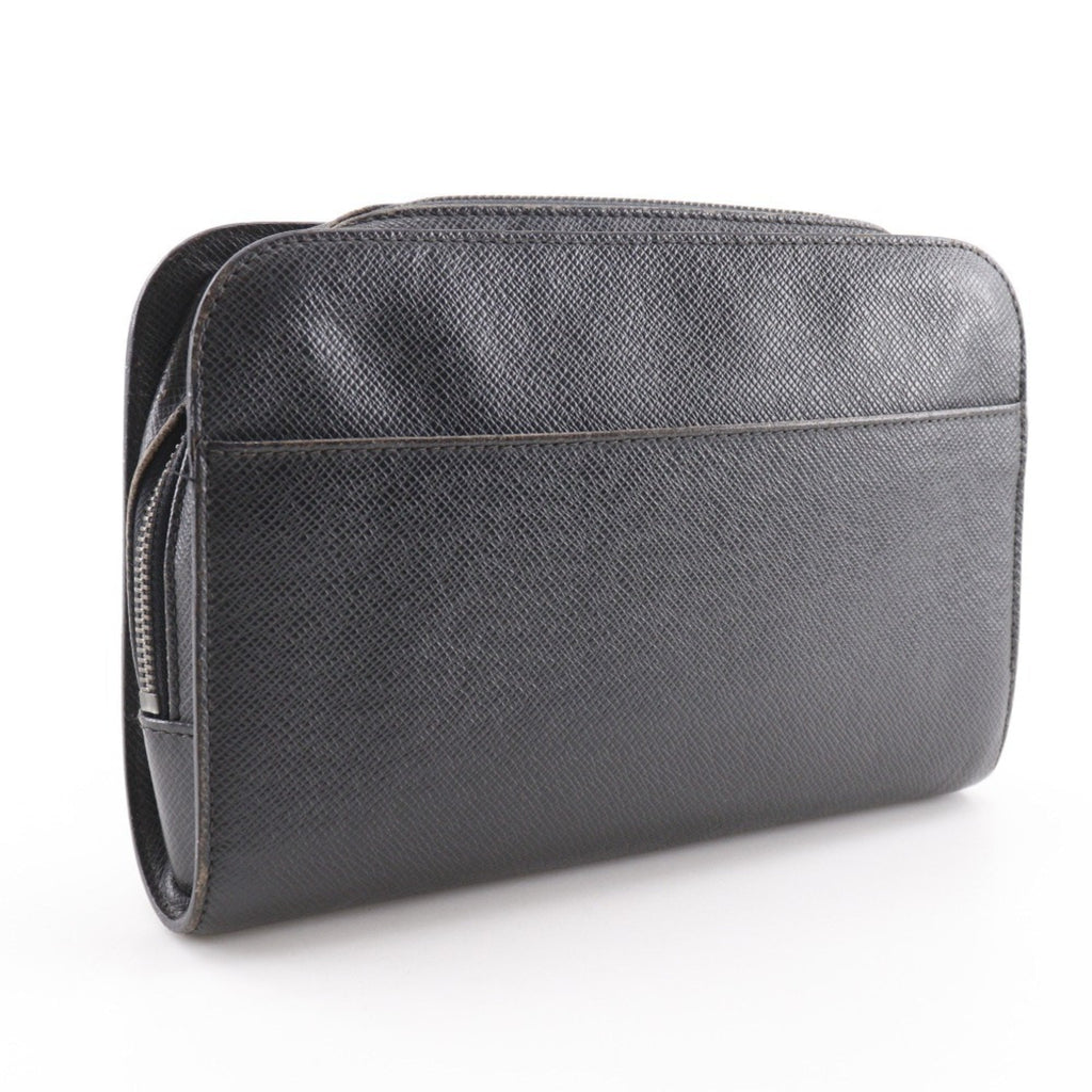 Louis Vuitton Taiga Ardoise Black Taiga Leather Handbag