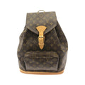 Louis Vuitton Marron Coated Canvas Backpack