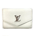 Louis Vuitton White Leather Wallet (Tri-Fold)