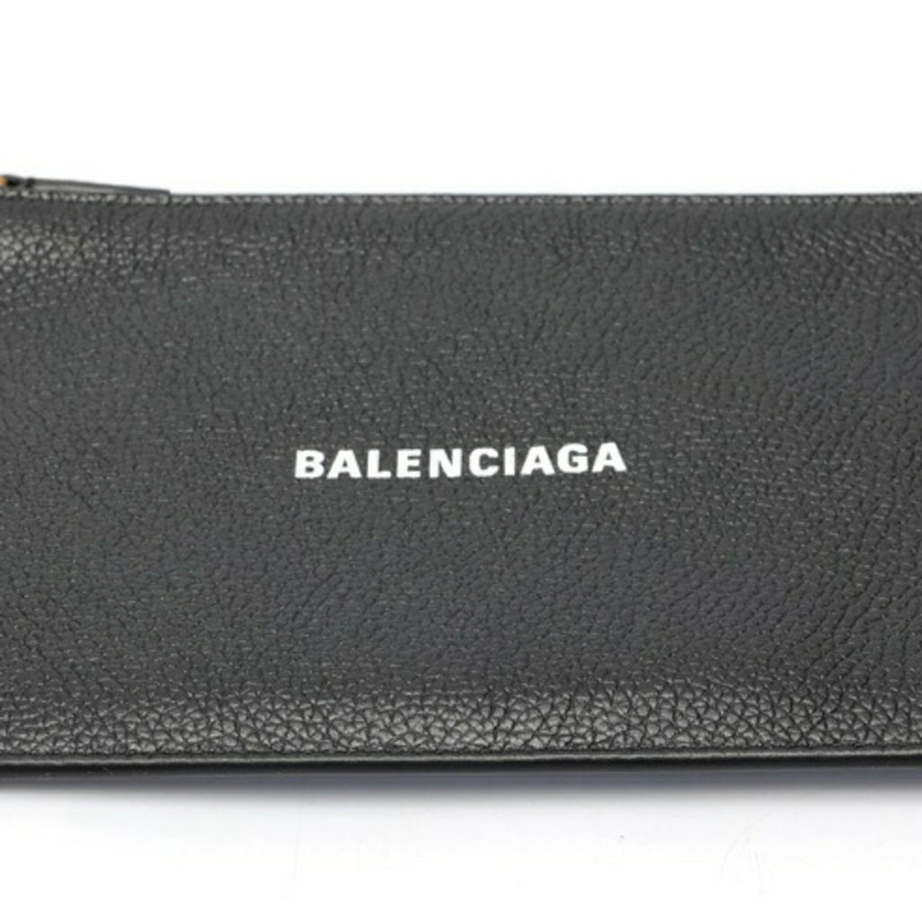 Balenciaga Black Leather Pouch