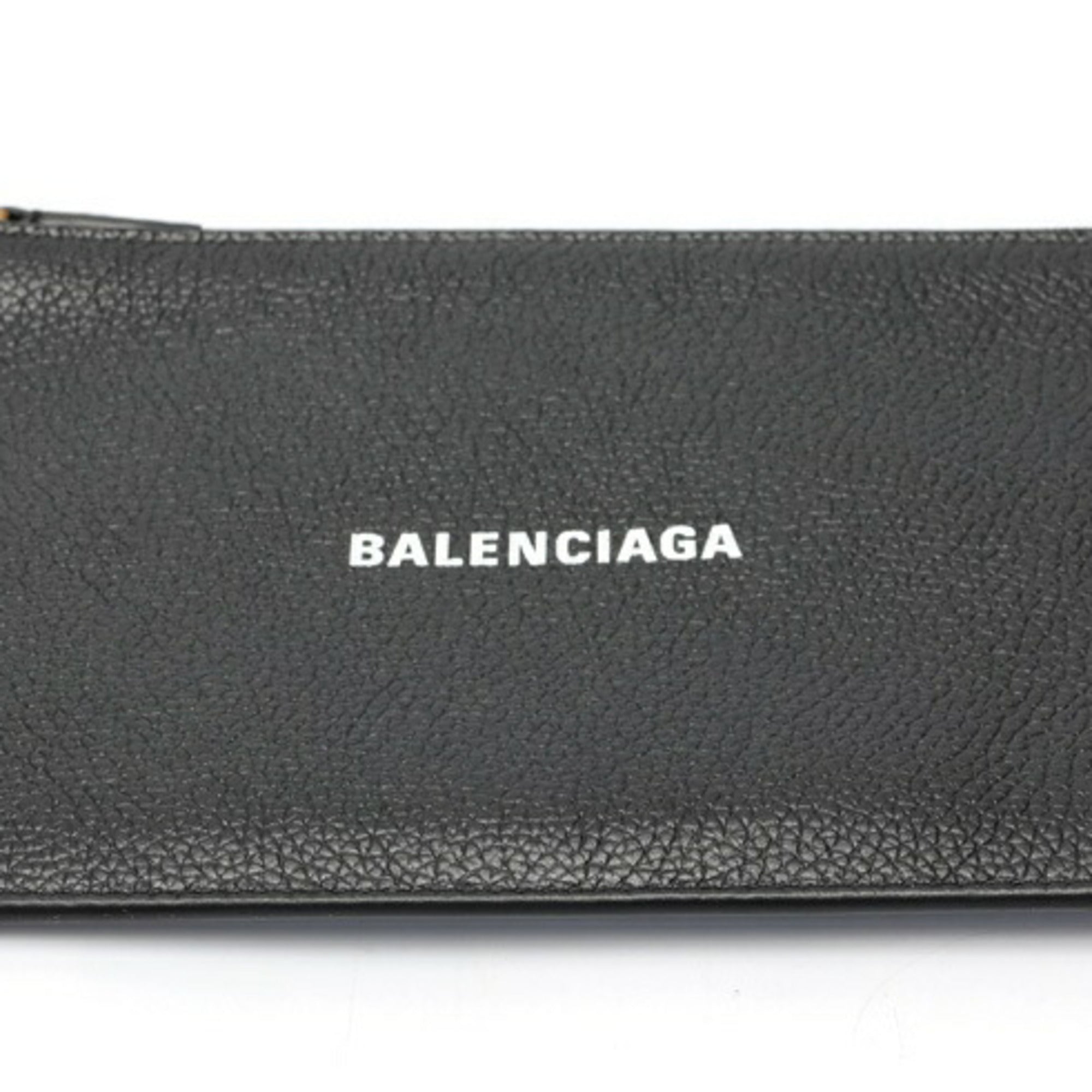 Balenciaga Black Leather Pouch