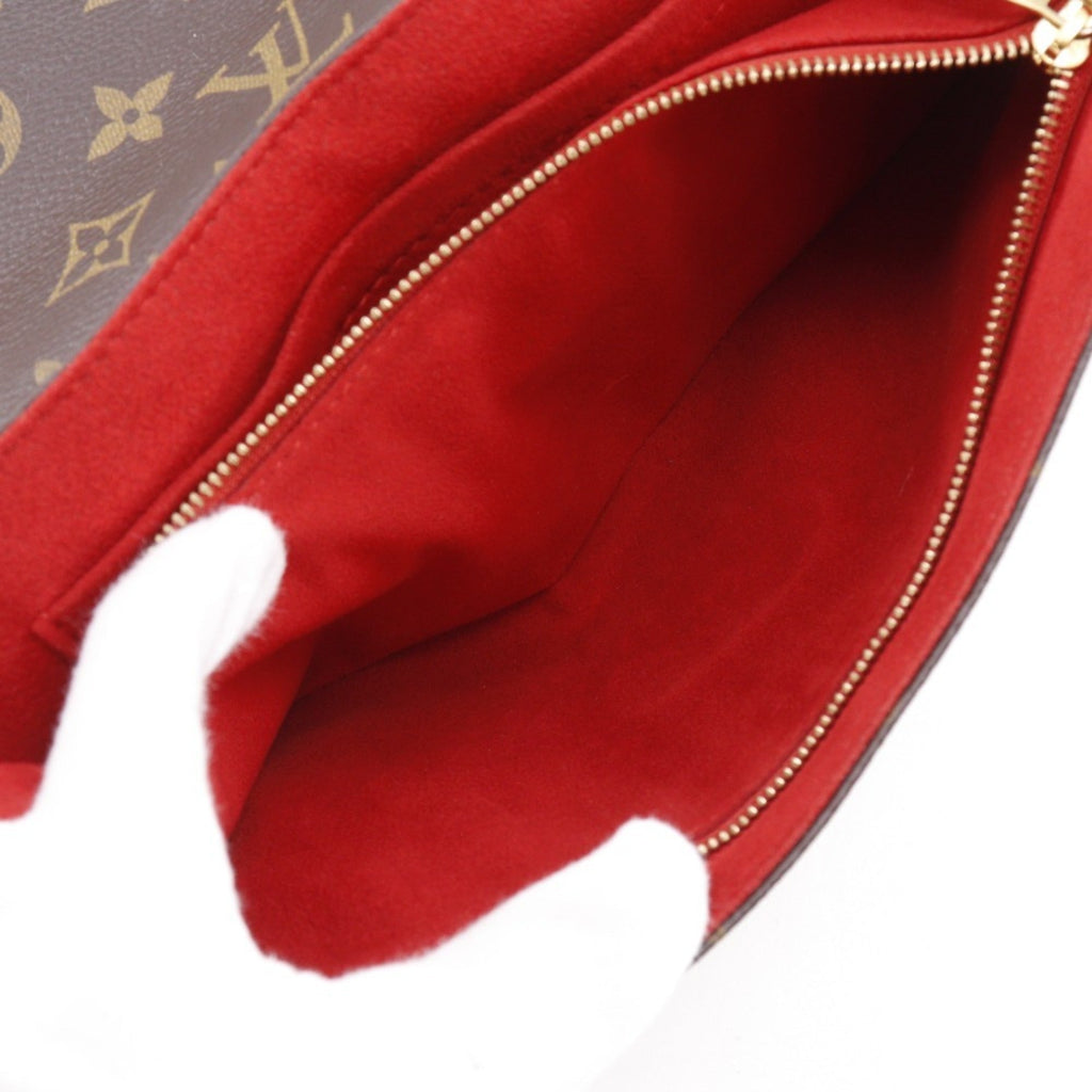 Louis Vuitton Monogram Brown Cerise Red Color Monogram Shoulder Bag