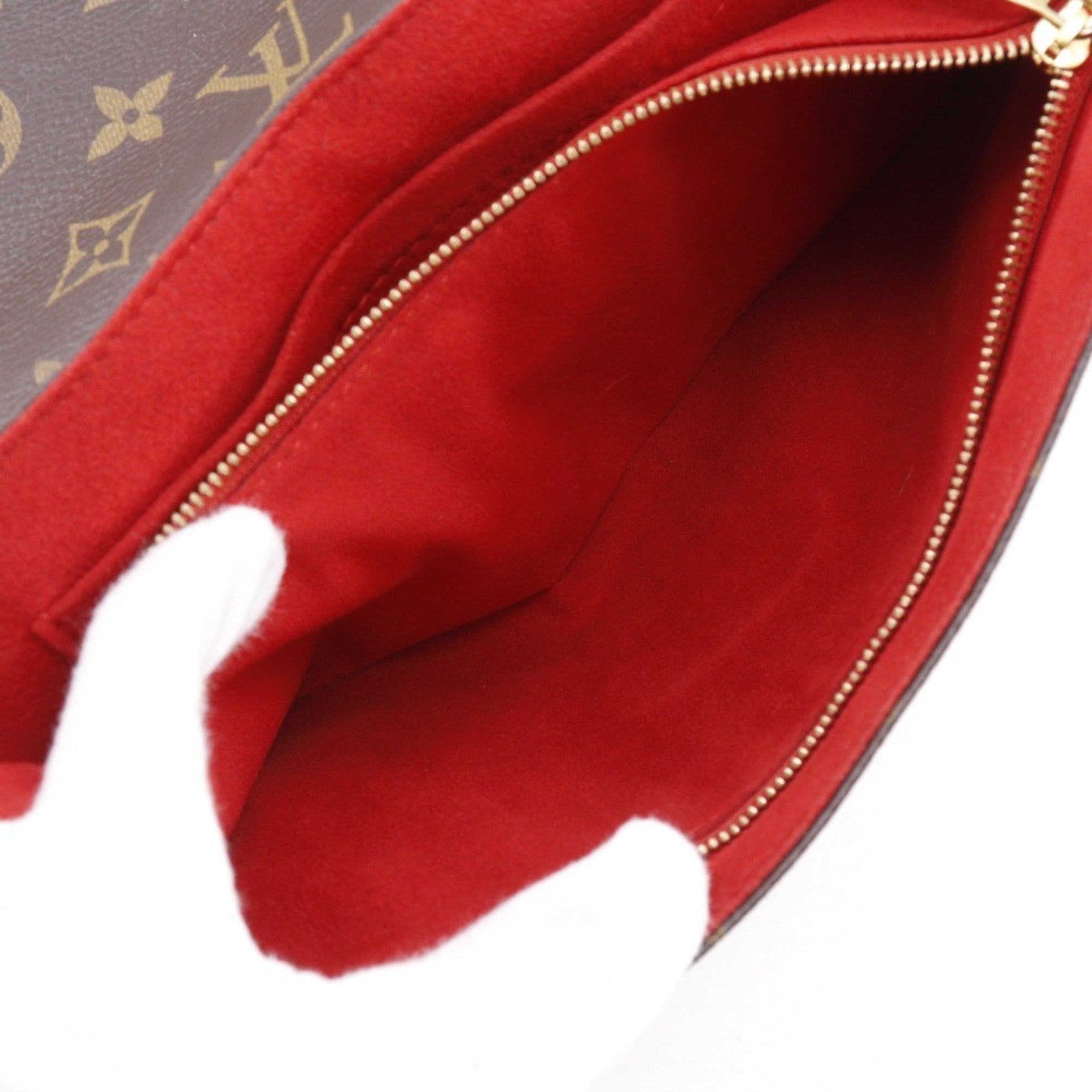 Louis Vuitton Monogram Brown Cerise Red Color Monogram Shoulder Bag