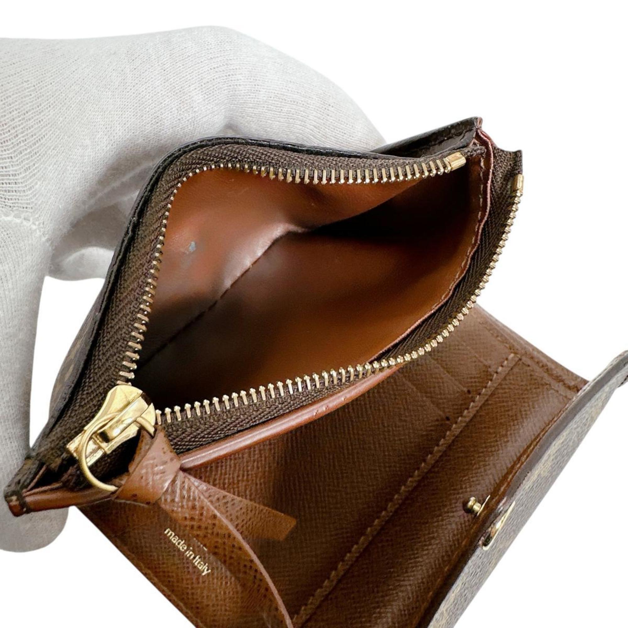 Louis Vuitton Monogram Brown Monogram Wallet (Tri-Fold)