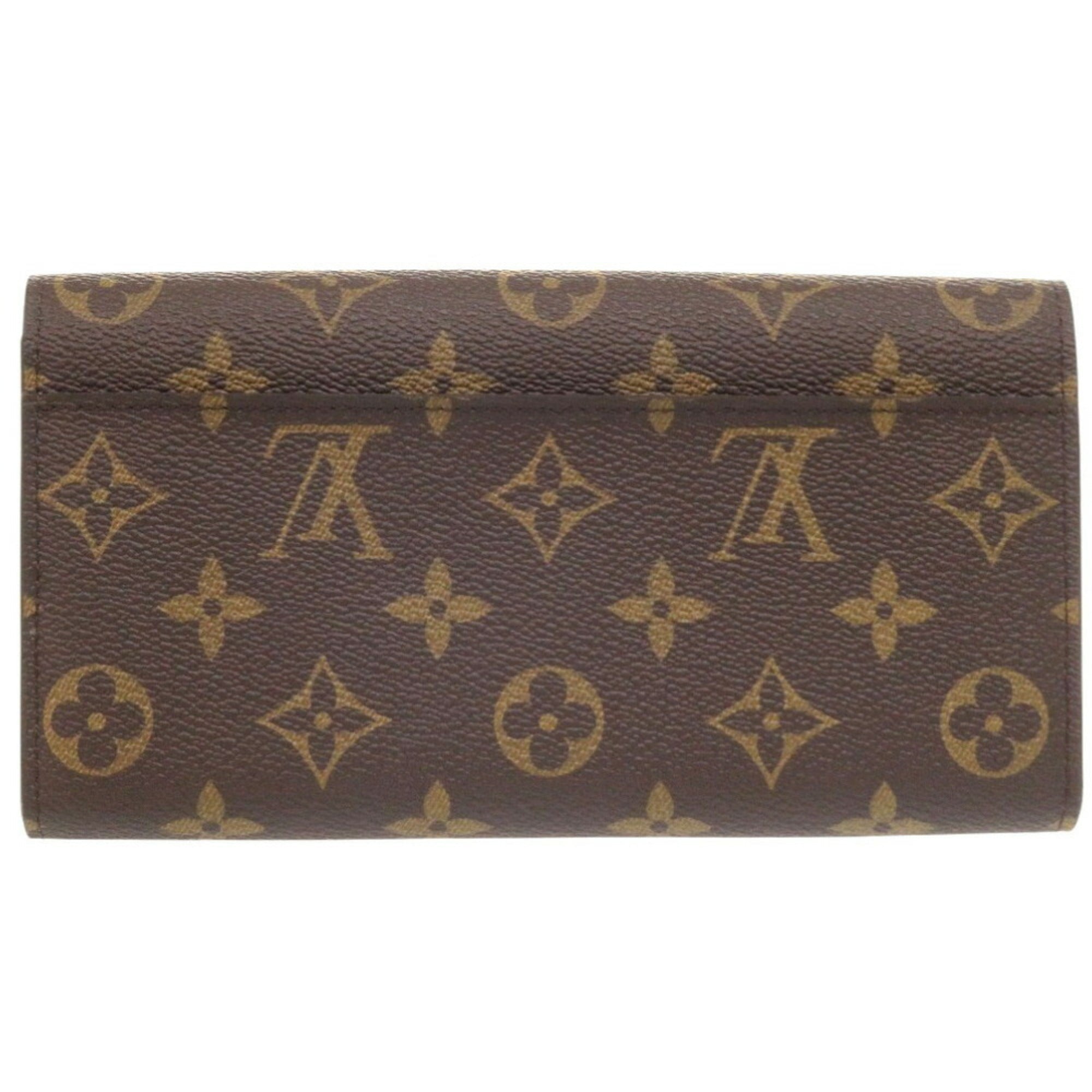 Louis Vuitton Brown Monogram Monogram Long Wallet