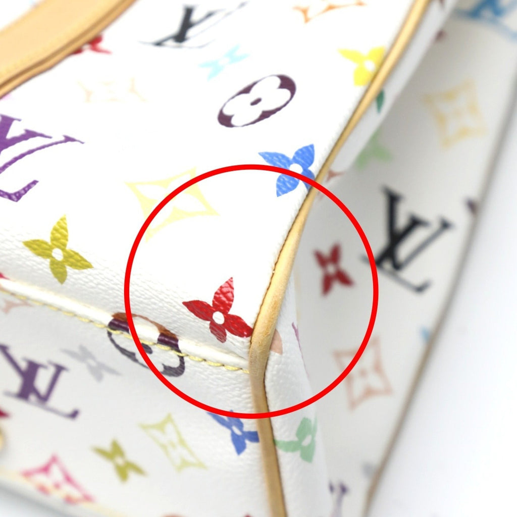 Louis Vuitton Blanc Multi-Color Monogram Multicolore Handbag