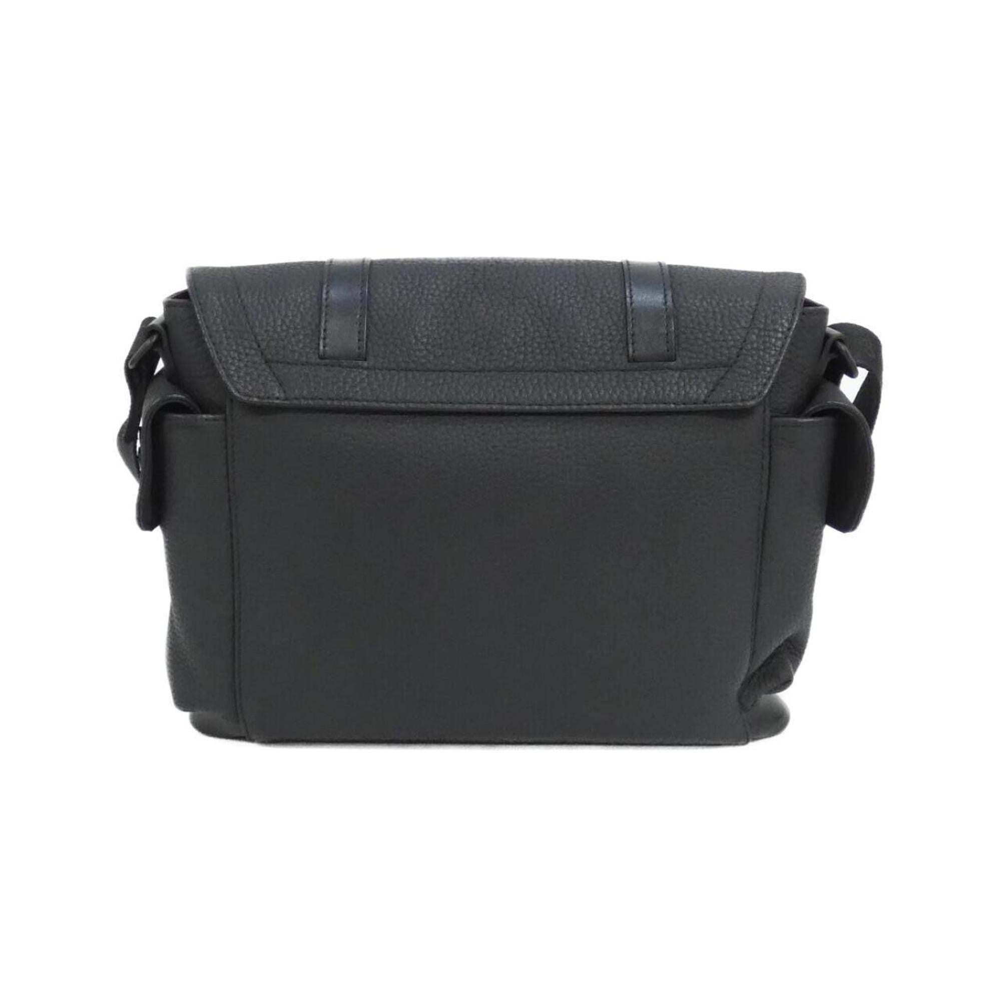 Louis Vuitton Black Leather Shoulder Bag