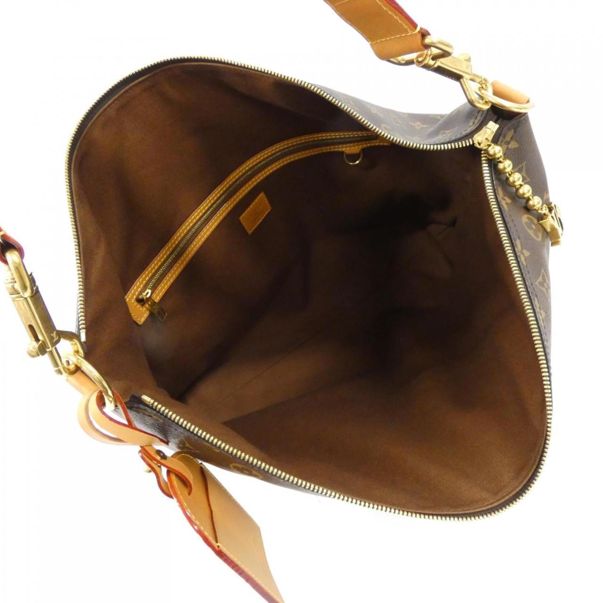 Louis Vuitton Brown Coated Canvas Shoulder Bag