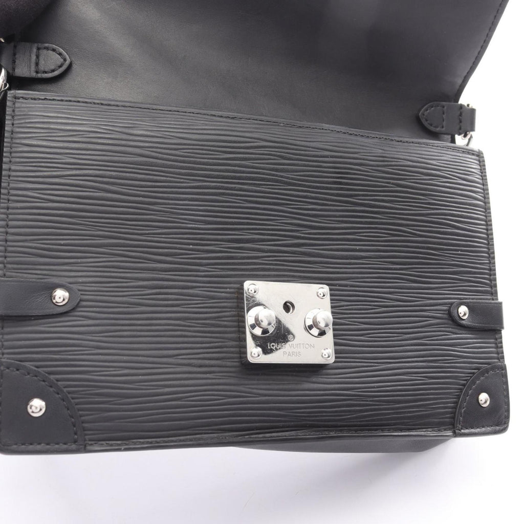 Louis Vuitton Black Noir Epi Leather Shoulder Bag