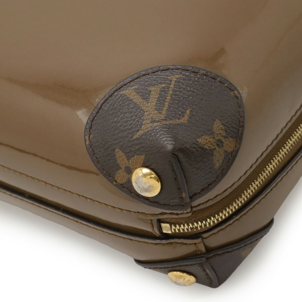 Louis Vuitton Brown Monogram Monogram Idylle Patent Leather Pochette Shoulder Bag