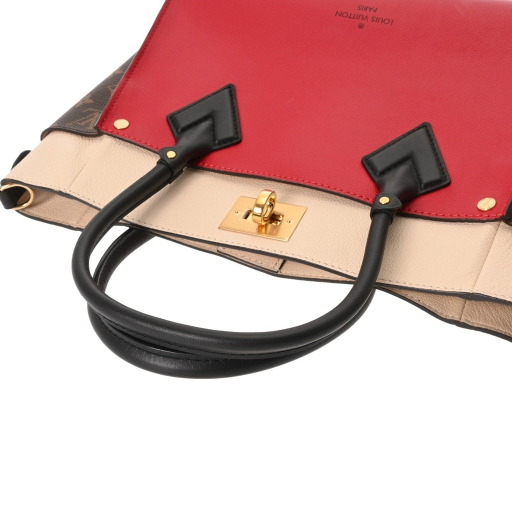Louis Vuitton Monogram Rouge Monogram Leather Tote Bag