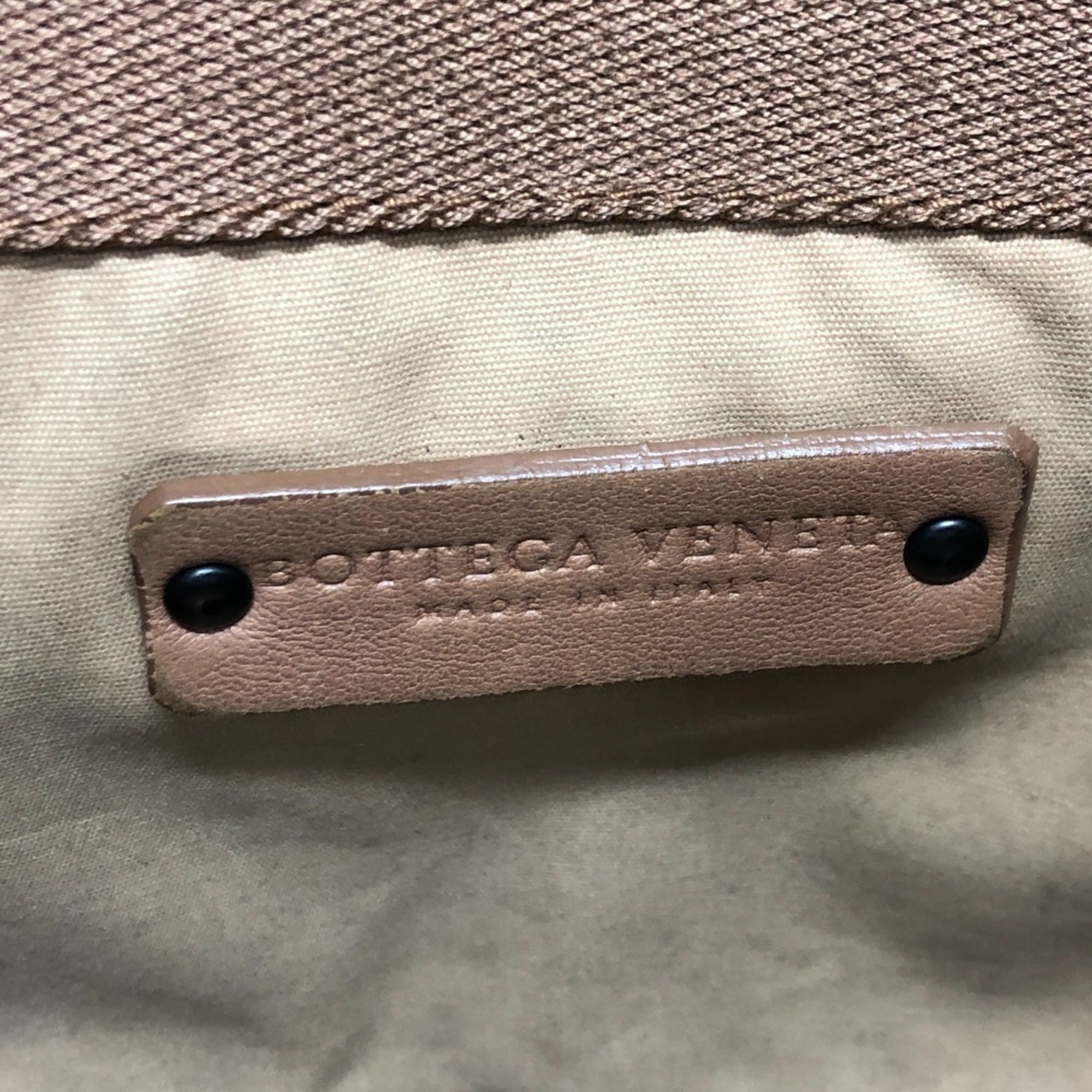 Bottega Veneta Brown Pvc Handbag Tote Bag