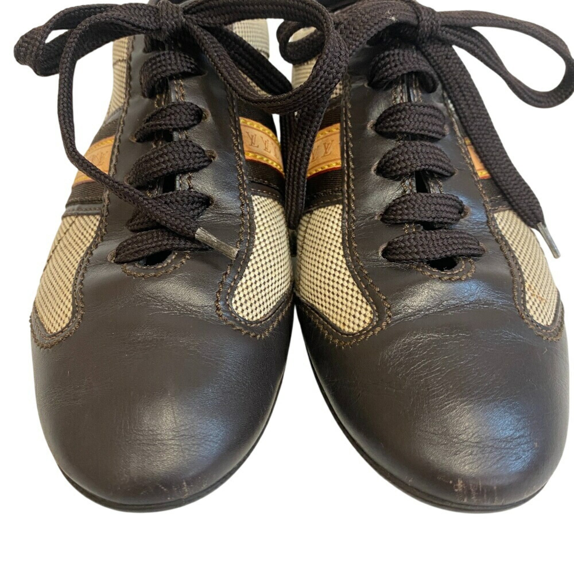 Louis Vuitton Beige Brown Sneakers