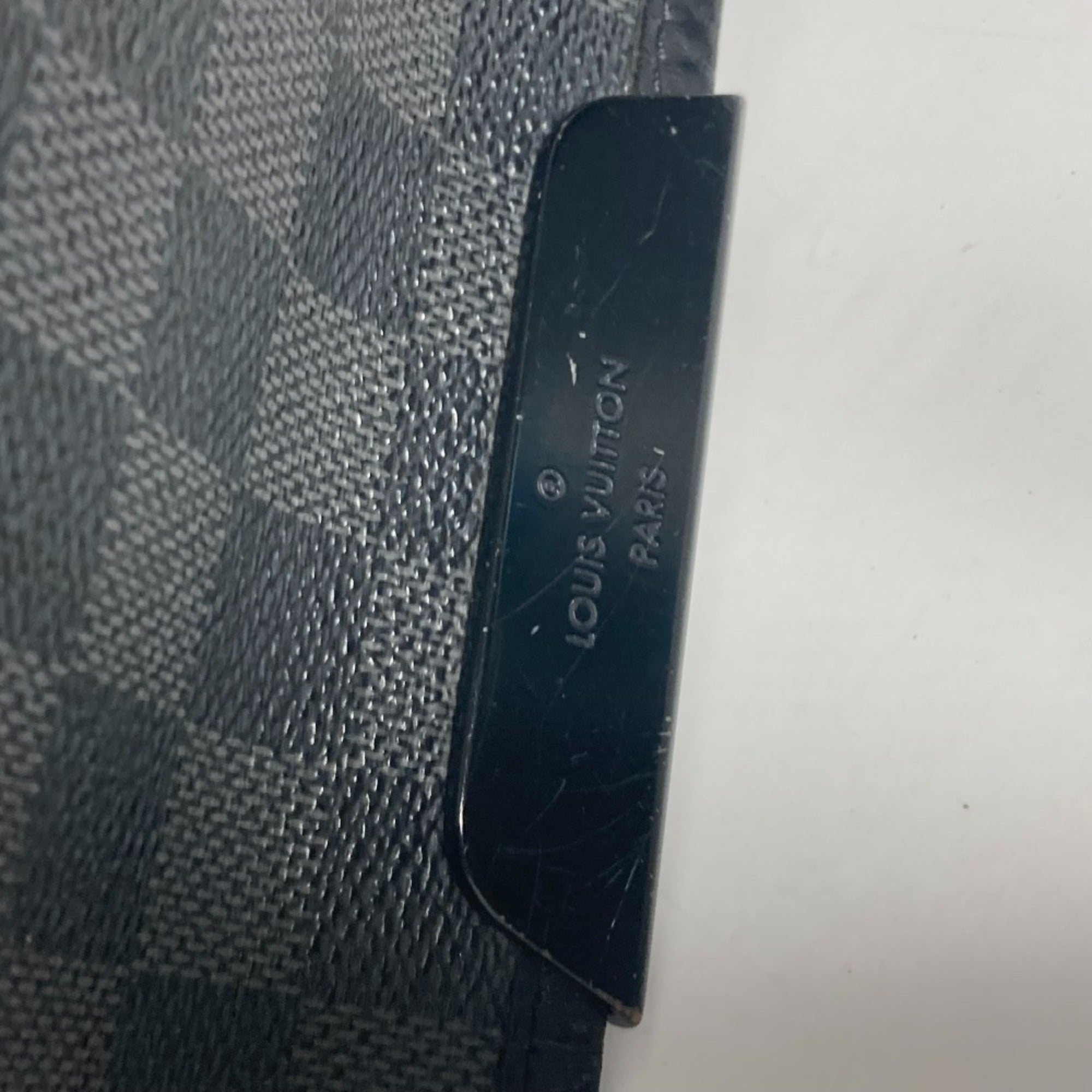 Louis Vuitton Black Damier Graphite Messenger Bag Shoulder Bag