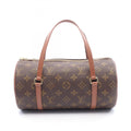 Louis Vuitton Brown Coated Canvas Pvc Monogram Leather Handbag