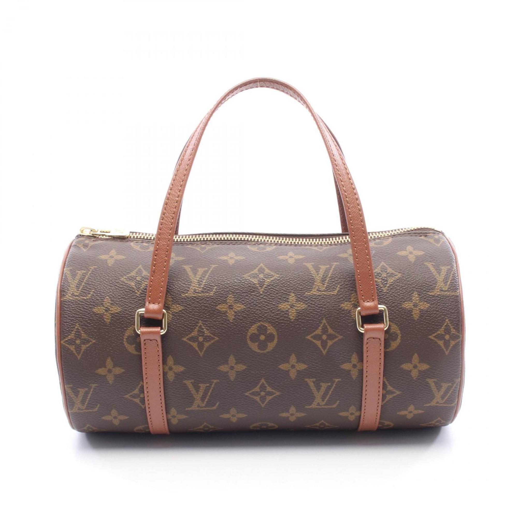 Louis Vuitton Brown Coated Canvas Pvc Monogram Leather Handbag
