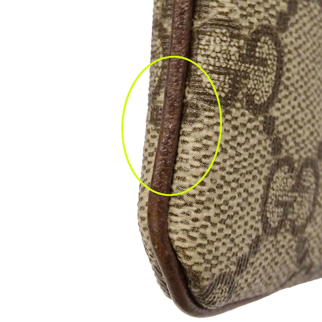 Gucci Brown Gg Supreme Coin Purse/Coin Case (Pre-Owned)
