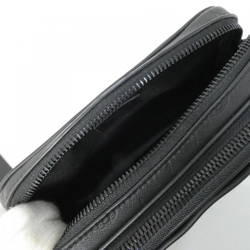 Louis Vuitton Black Leather Shoulder Bag