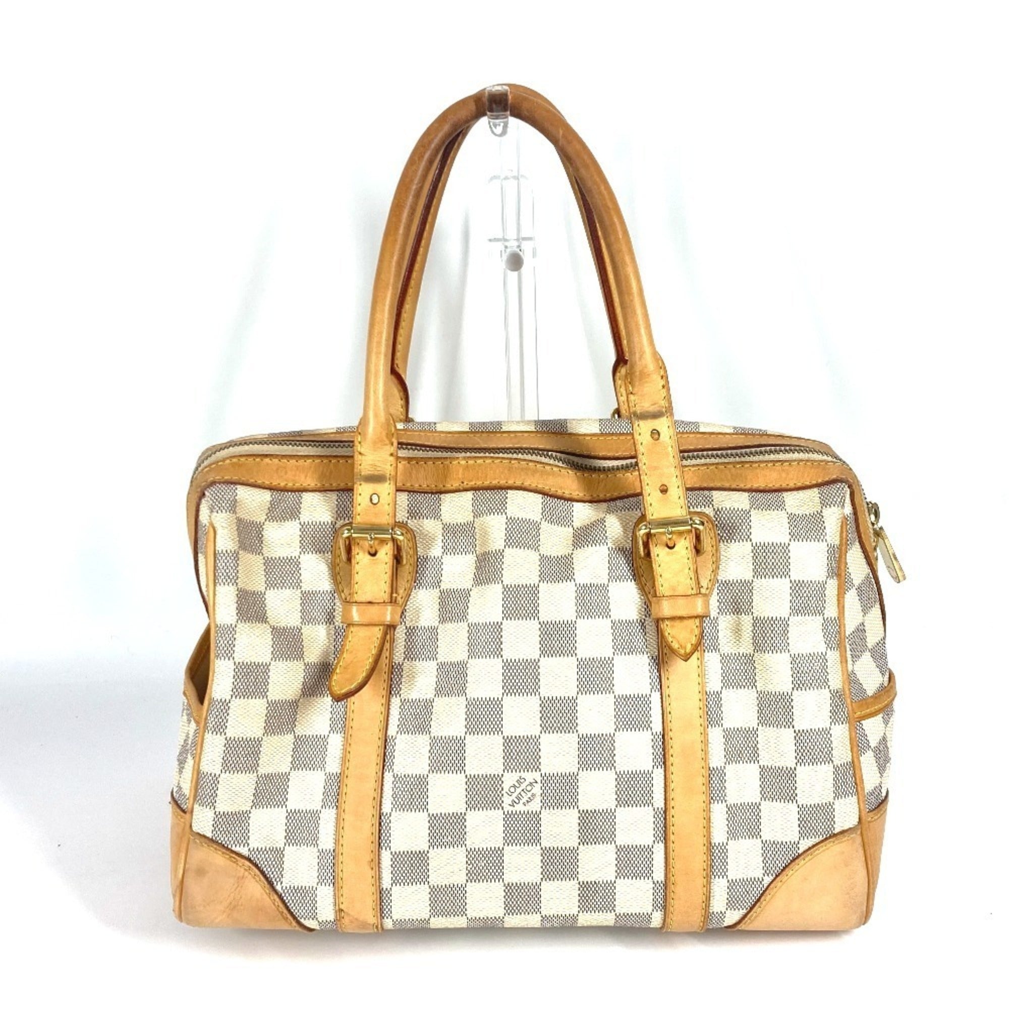 Louis Vuitton White Handbag Tote Bag