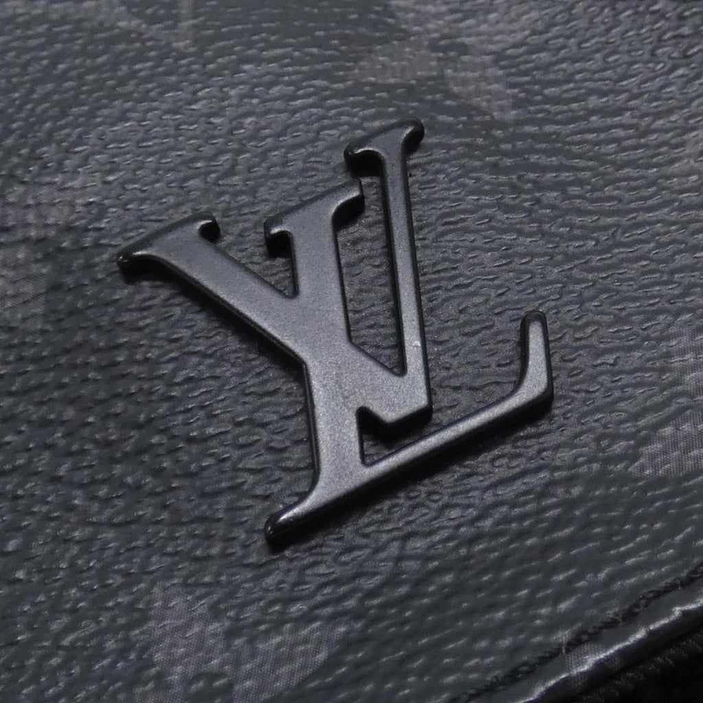 Louis Vuitton Black Coated Canvas Shoulder Bag