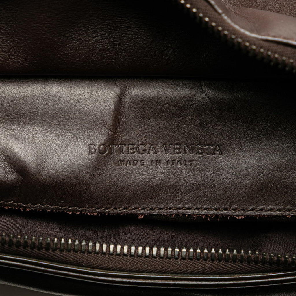 Bottega Veneta Intrecciato Brown Leather Fanny Pack