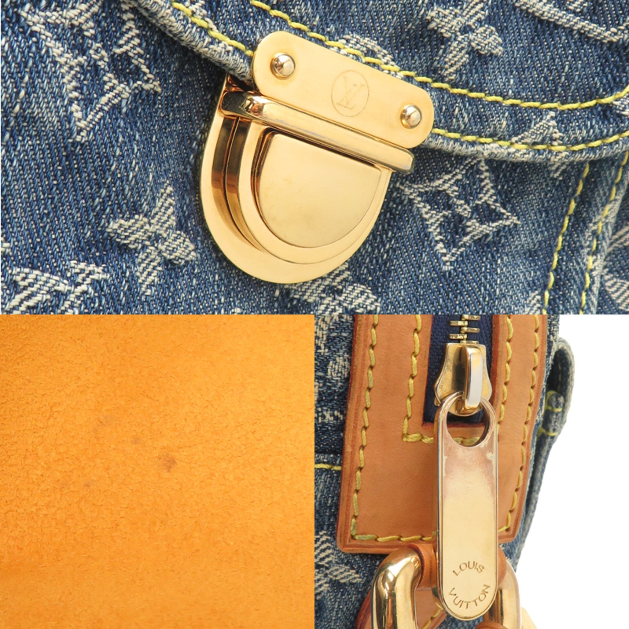 Louis Vuitton Blue Monogram Denim Shoulder Bag