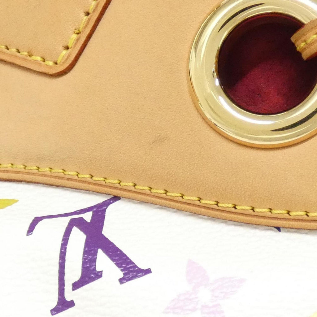 Louis Vuitton White Coated Canvas Shoulder Bag