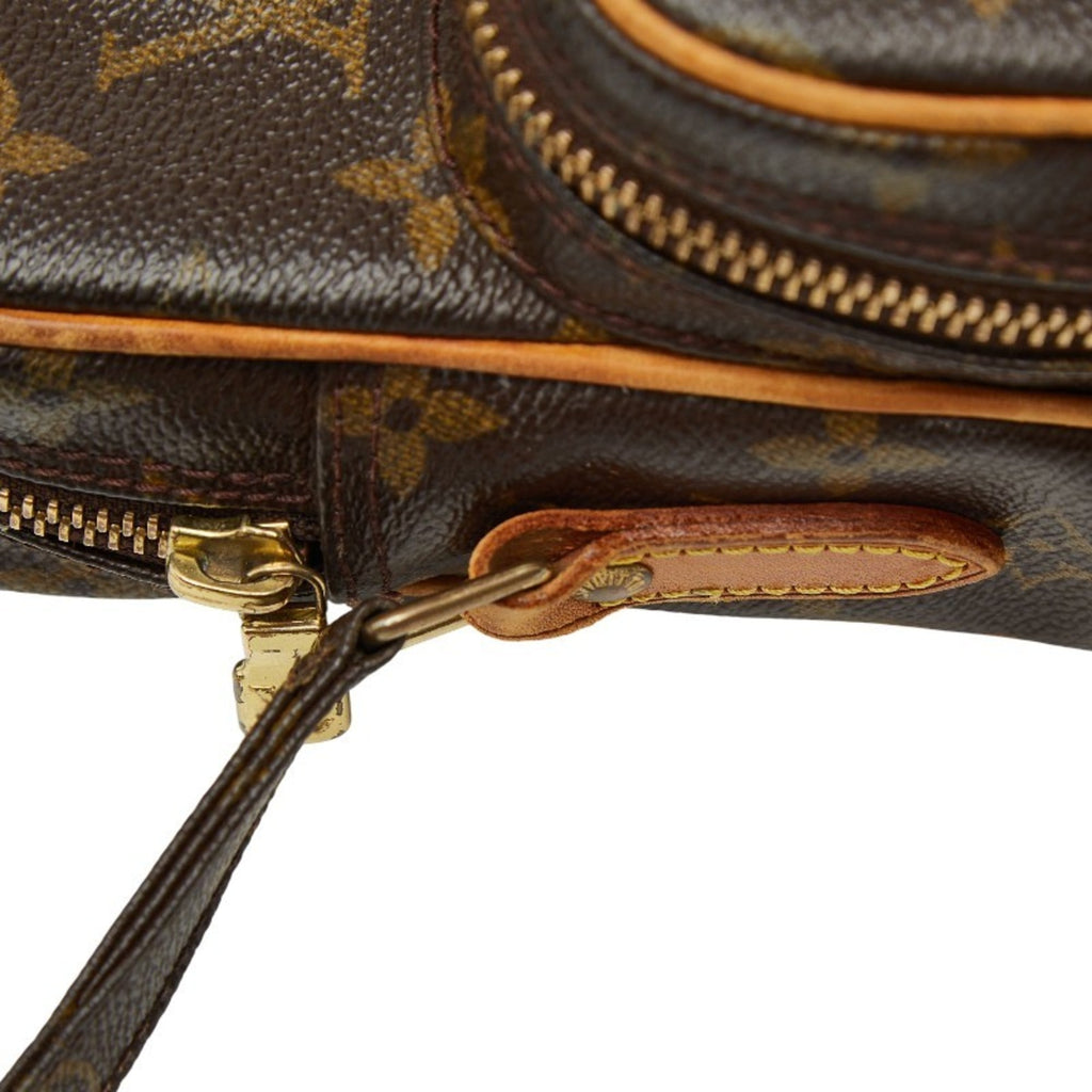 Louis Vuitton Brown Pvc Leather Shoulder Bag