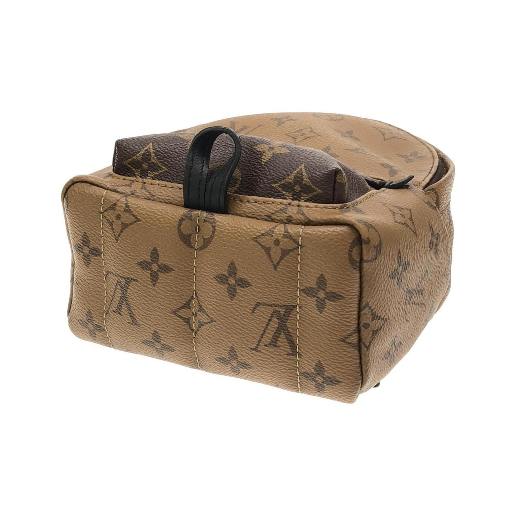Louis Vuitton Brown Coated Canvas Backpack