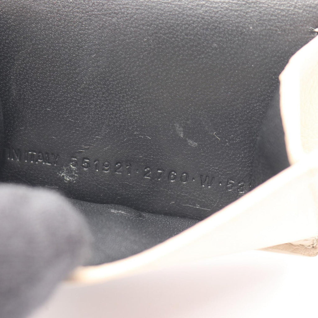 Balenciaga Beige Leather Wallet (Tri-Fold)