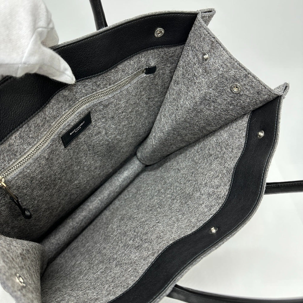 Saint Laurent Gray Other Tote Bag (Pre-Owned)