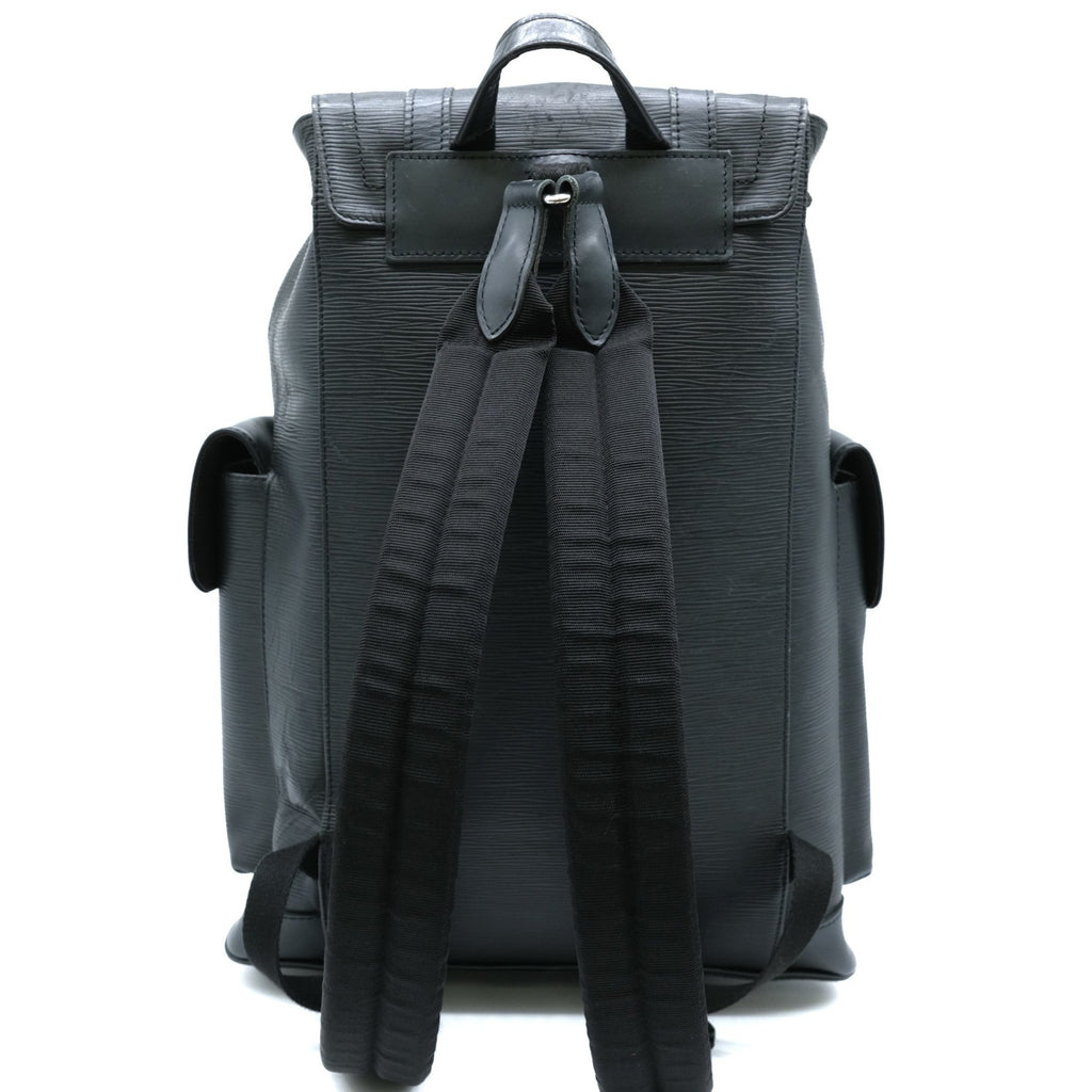 Louis Vuitton Black Epi Leather Backpack