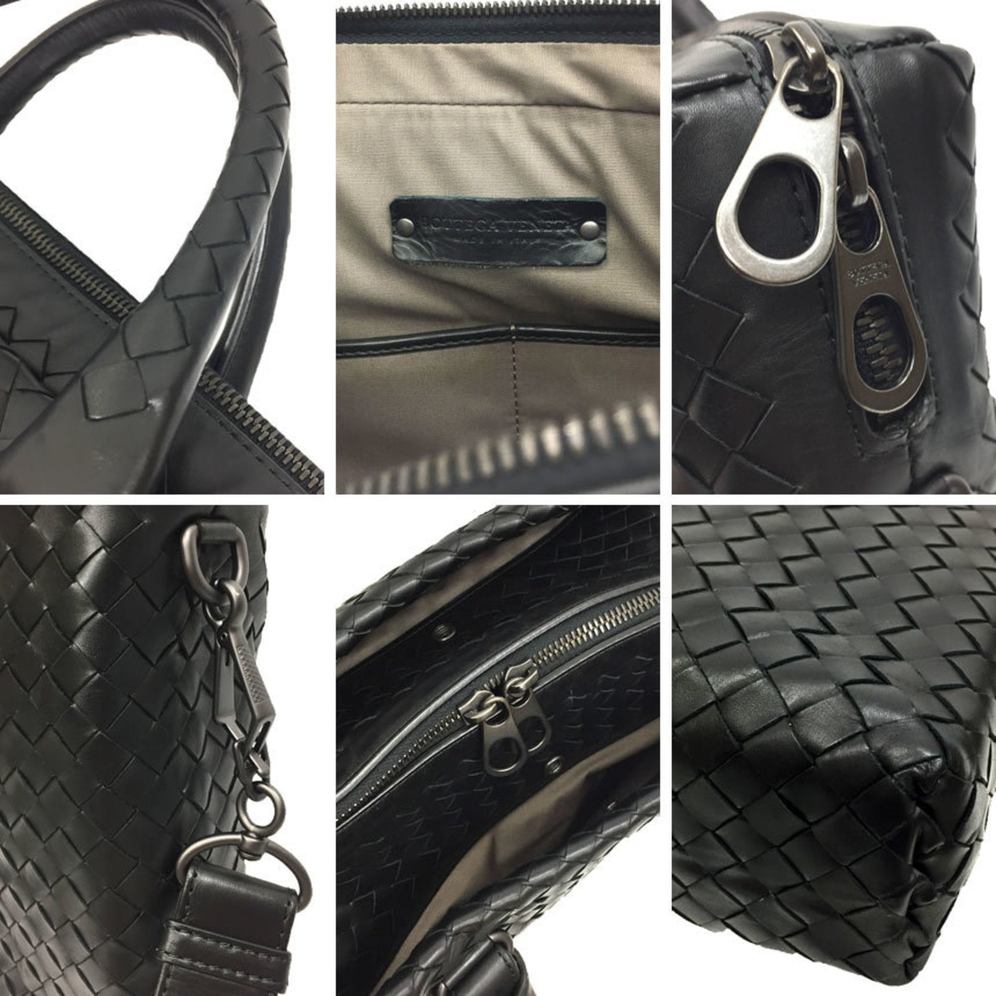 Bottega Veneta Black Leather Handbag