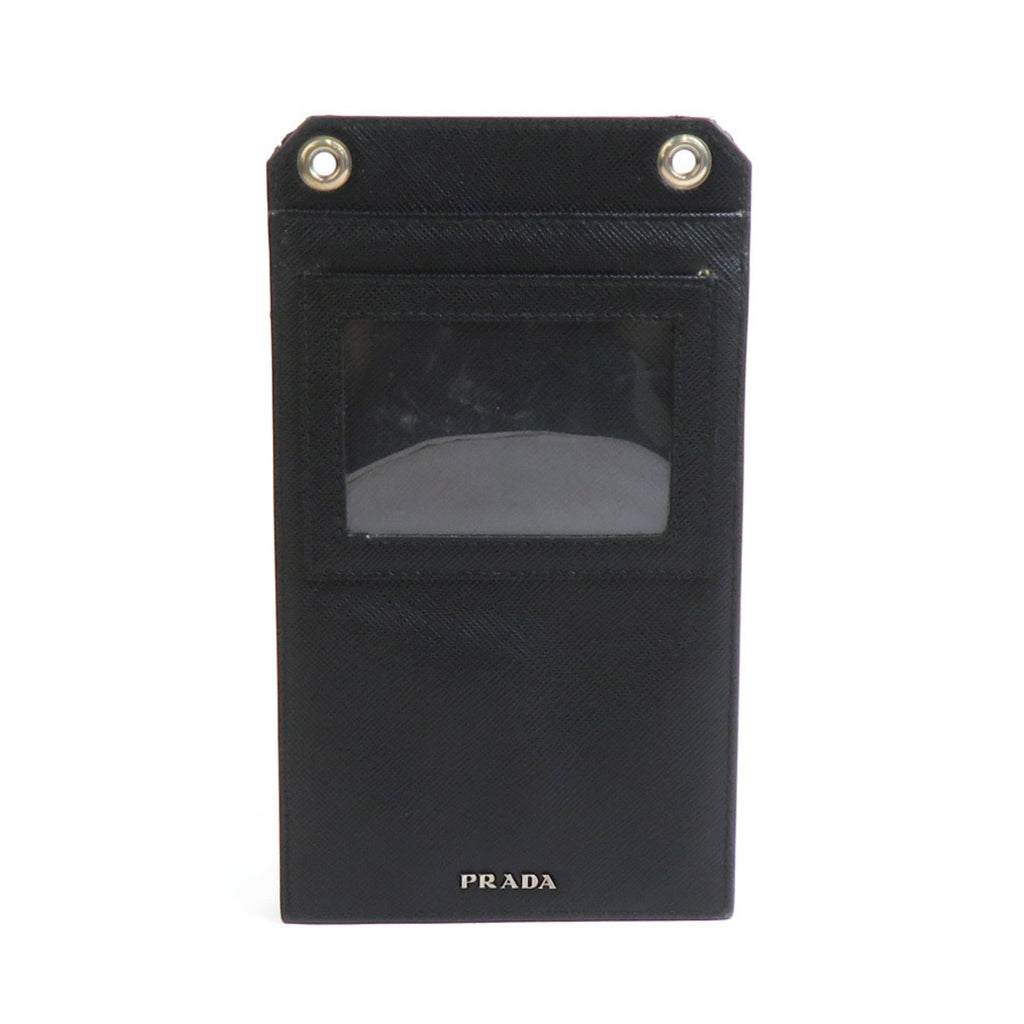 Prada Black Leather Shoulder Bag