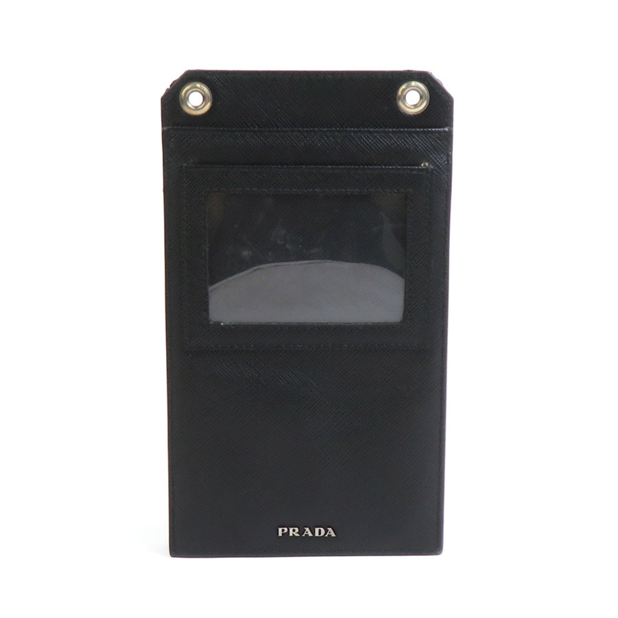 Prada Black Leather Shoulder Bag