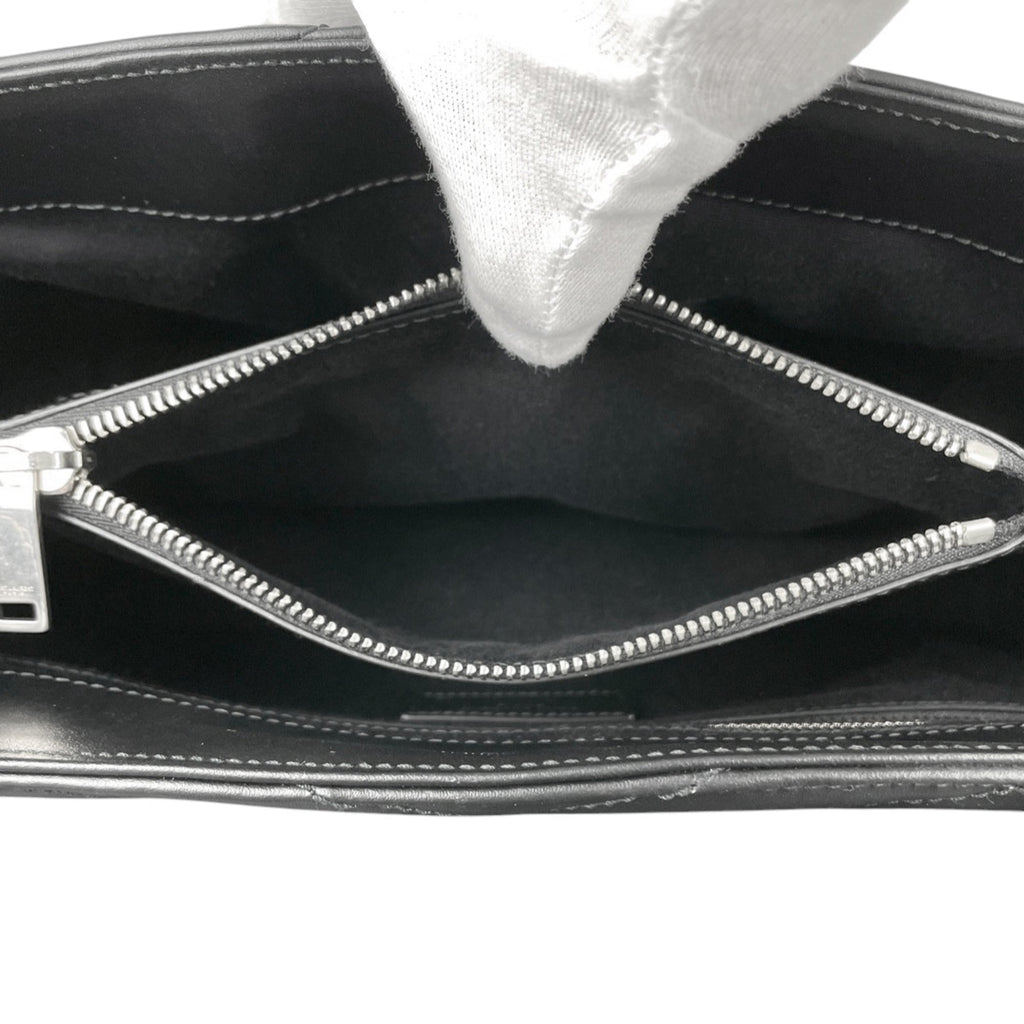 Saint Laurent Black Leather Shoulder Bag (Pre-Owned)