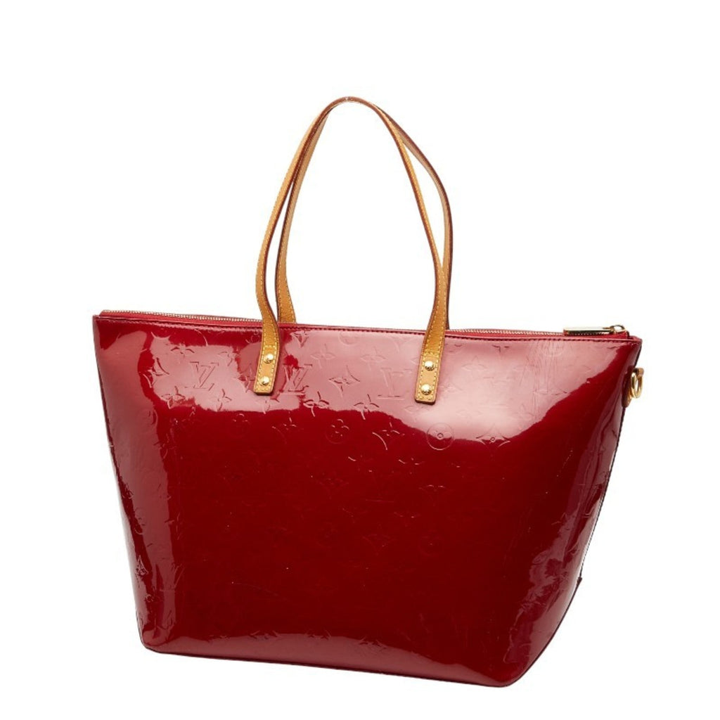 Louis Vuitton Pomme D'amour Red Color Patent Leather Handbag Tote Bag