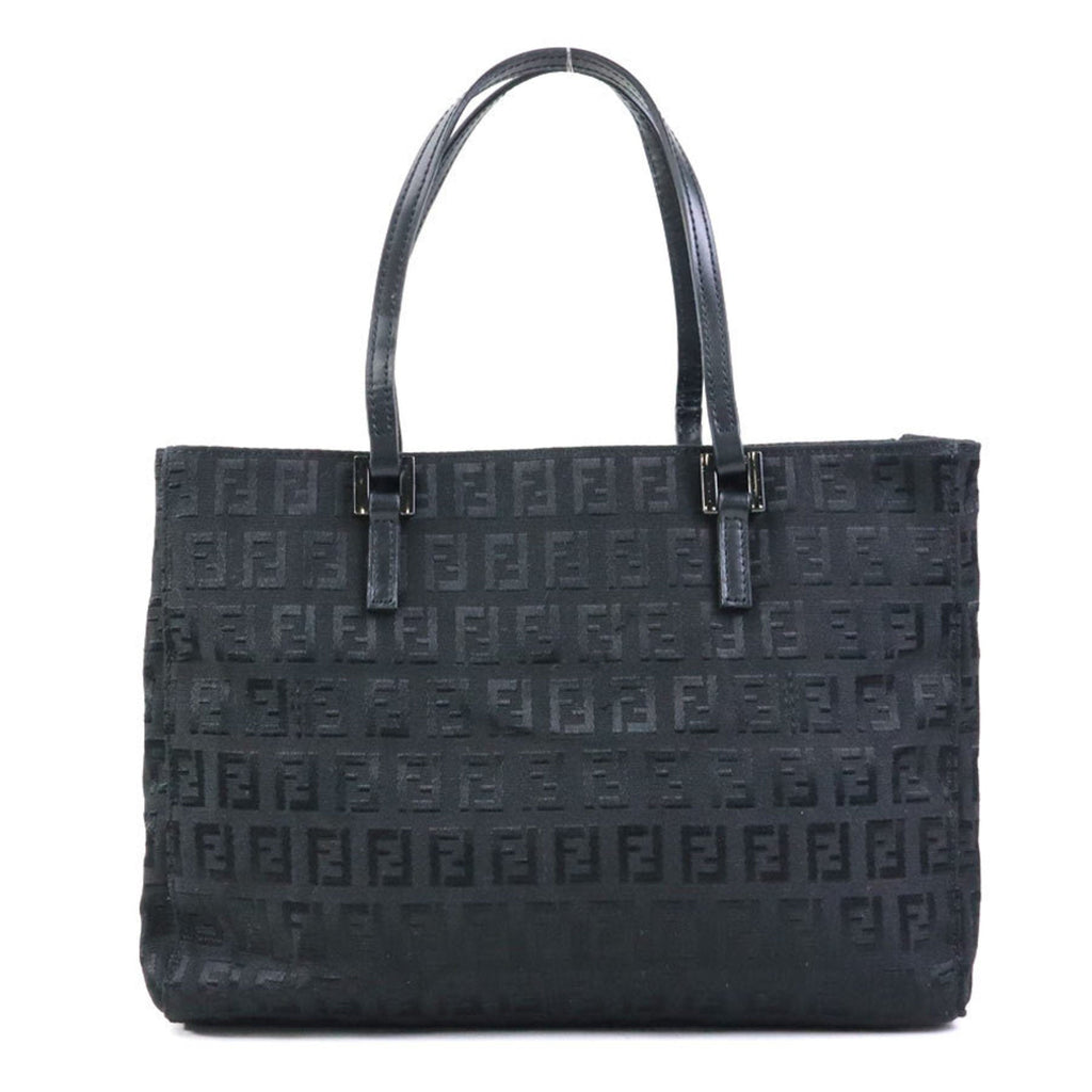 Fendi Black Nylon Canvas Handbag