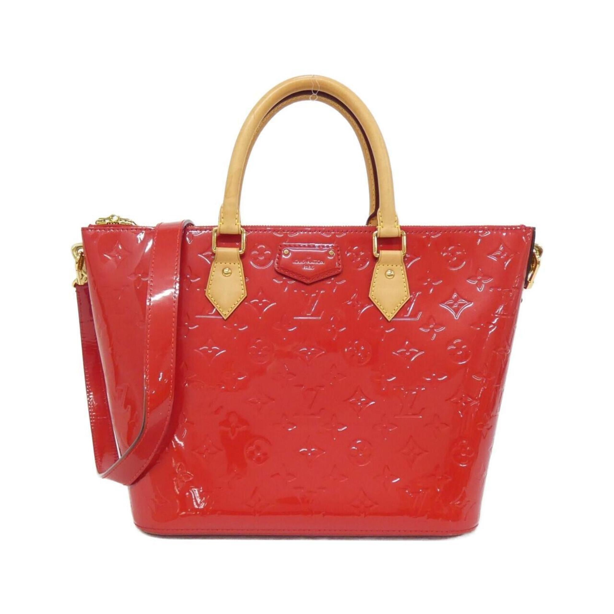 Louis Vuitton Cerise Red Color Leather Handbag