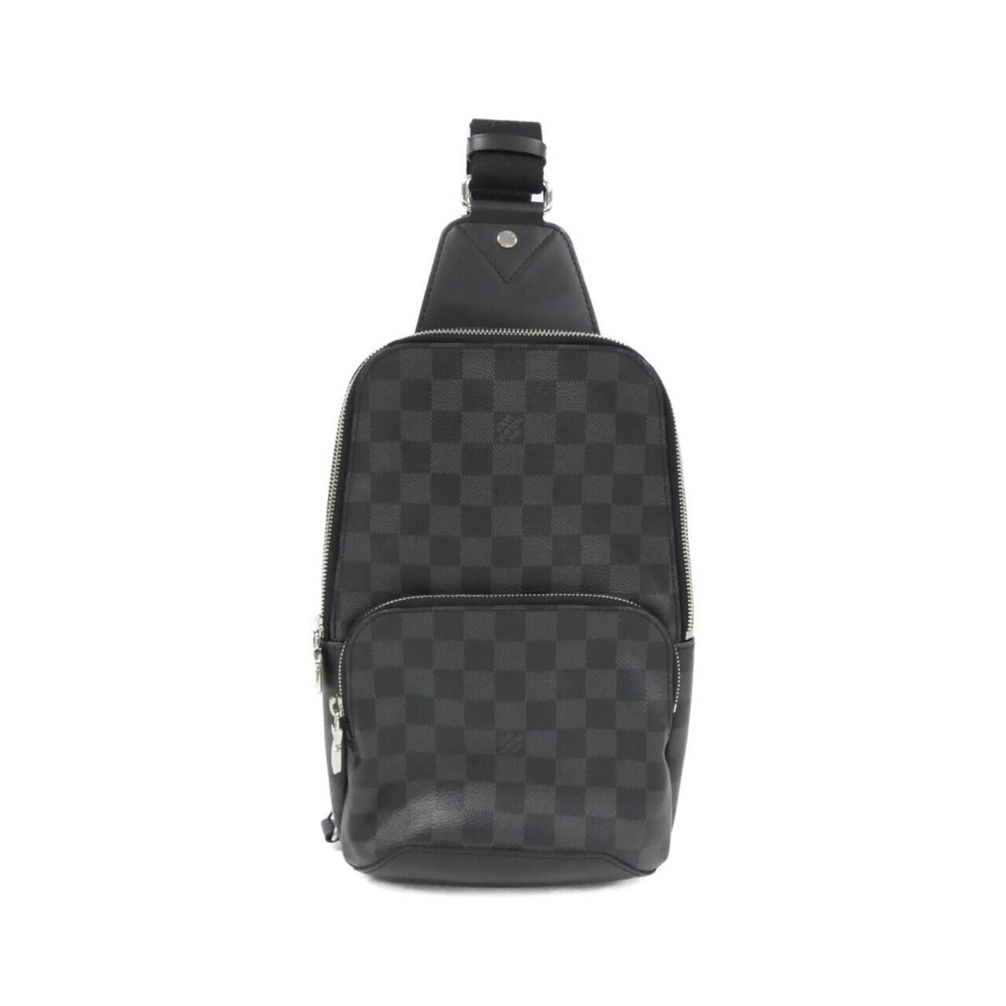 Louis Vuitton Graphite Gray Coated Canvas Shoulder Bag