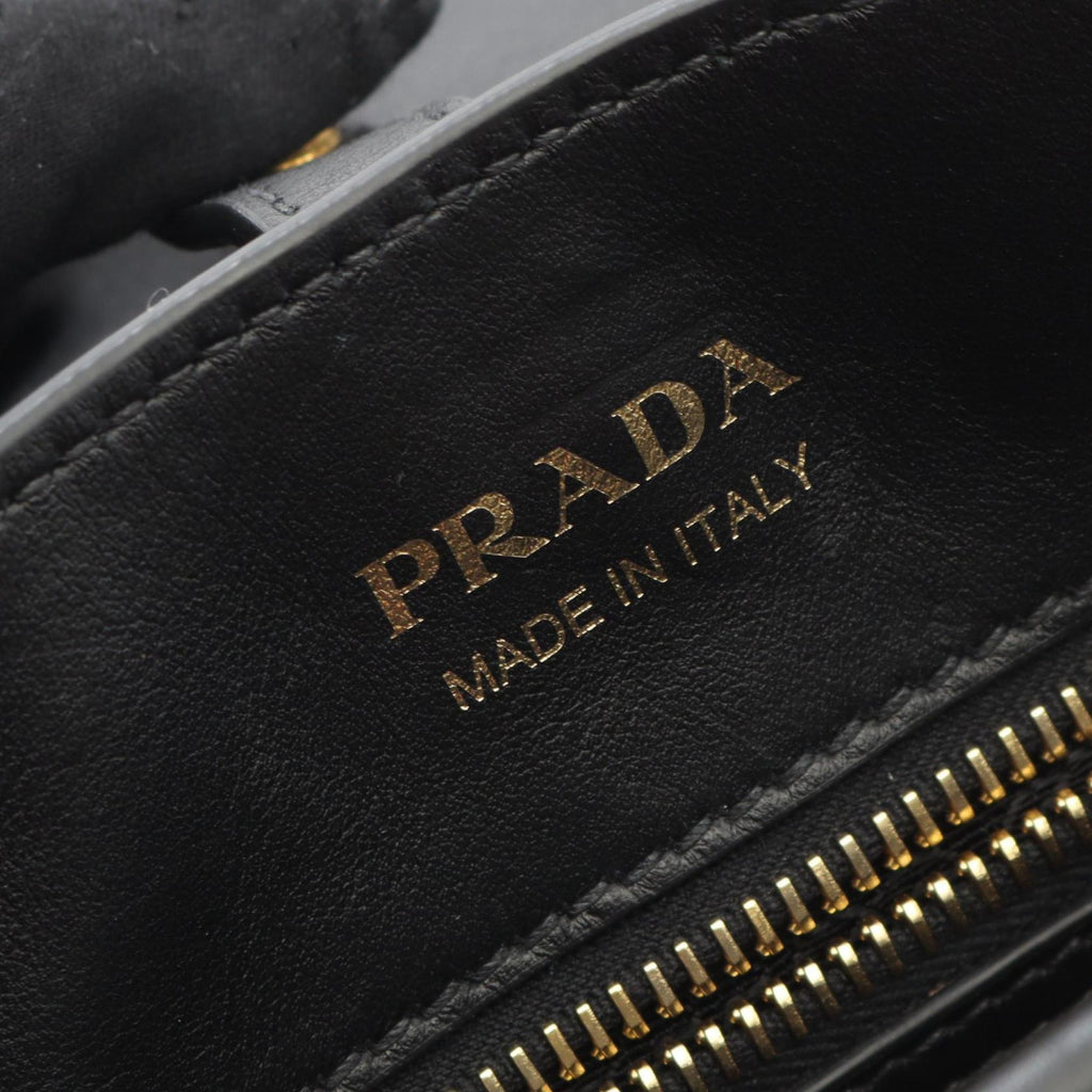Prada Black Leather Shoulder Bag