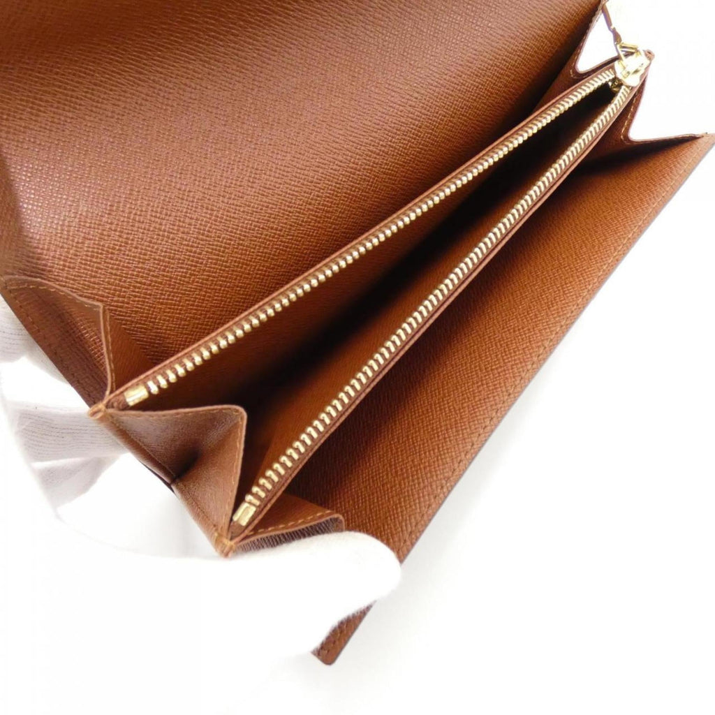 Louis Vuitton Monogram Graffiti Marron Peach Coated Canvas Long Wallet
