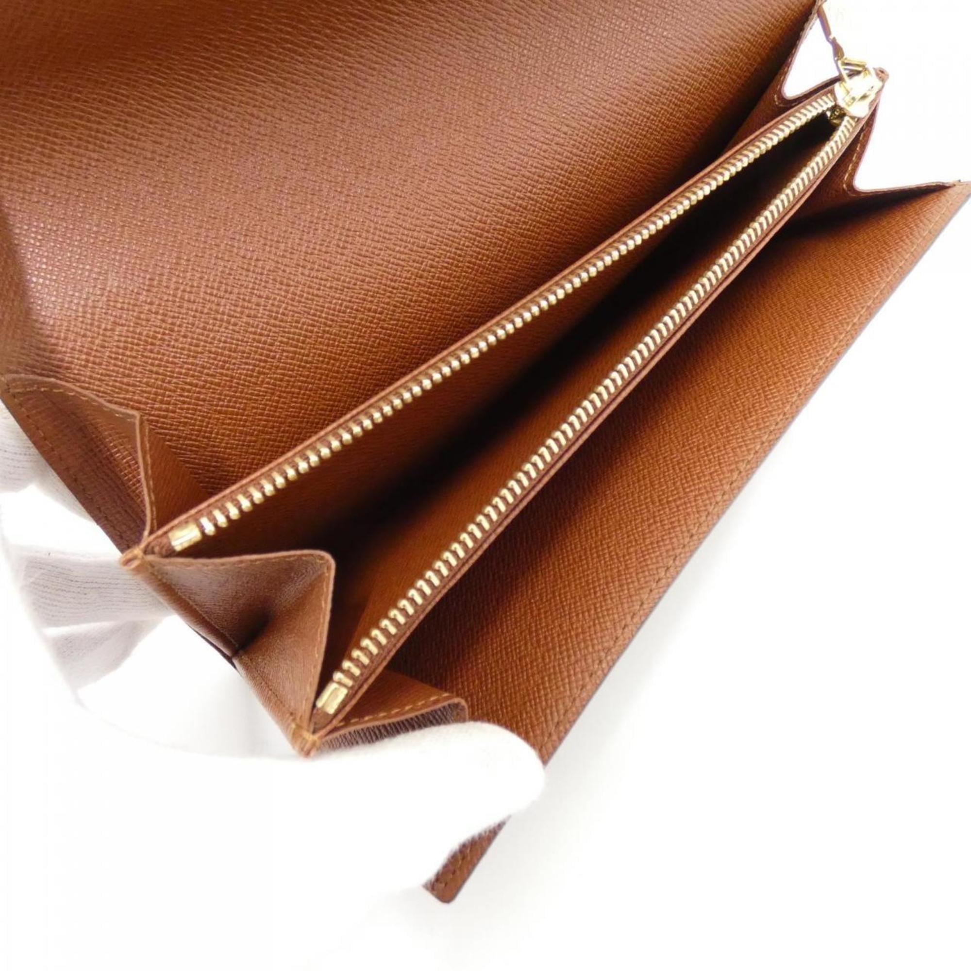 Louis Vuitton Monogram Graffiti Marron Peach Coated Canvas Long Wallet