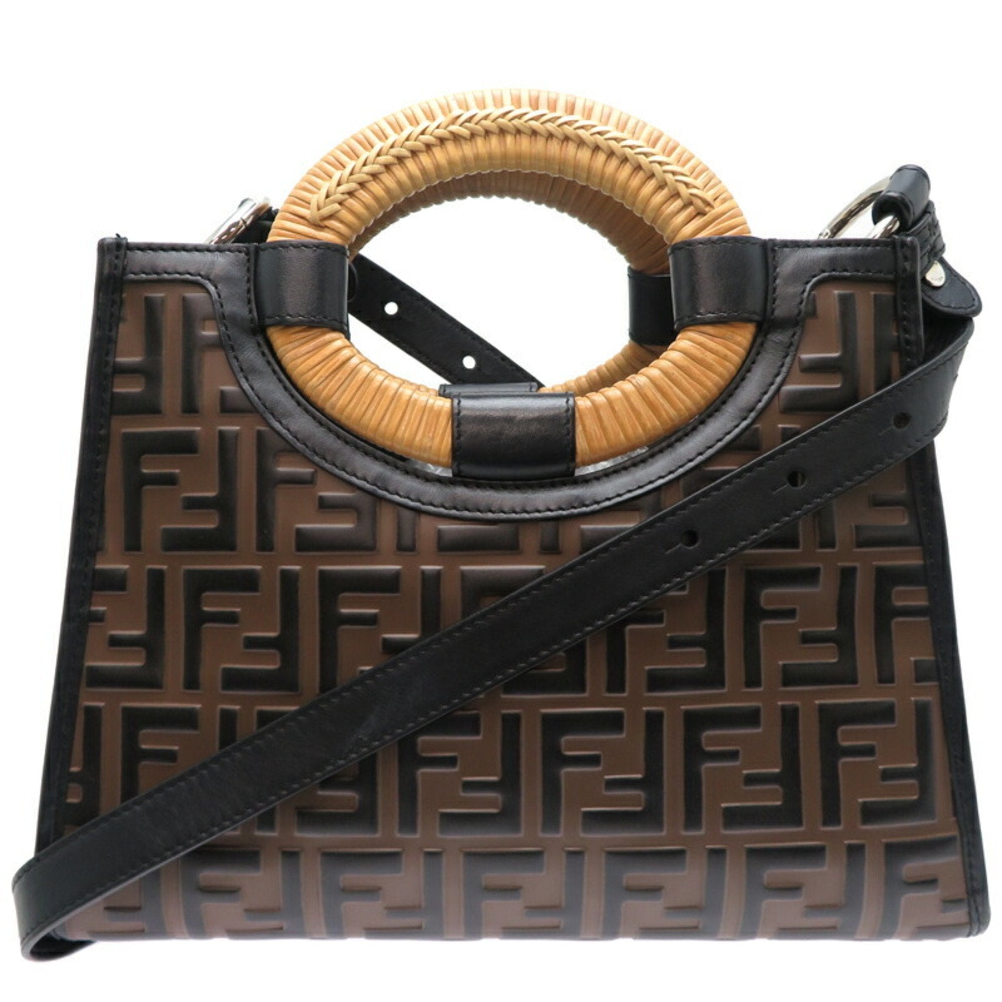 Fendi Brown Leather Handbag