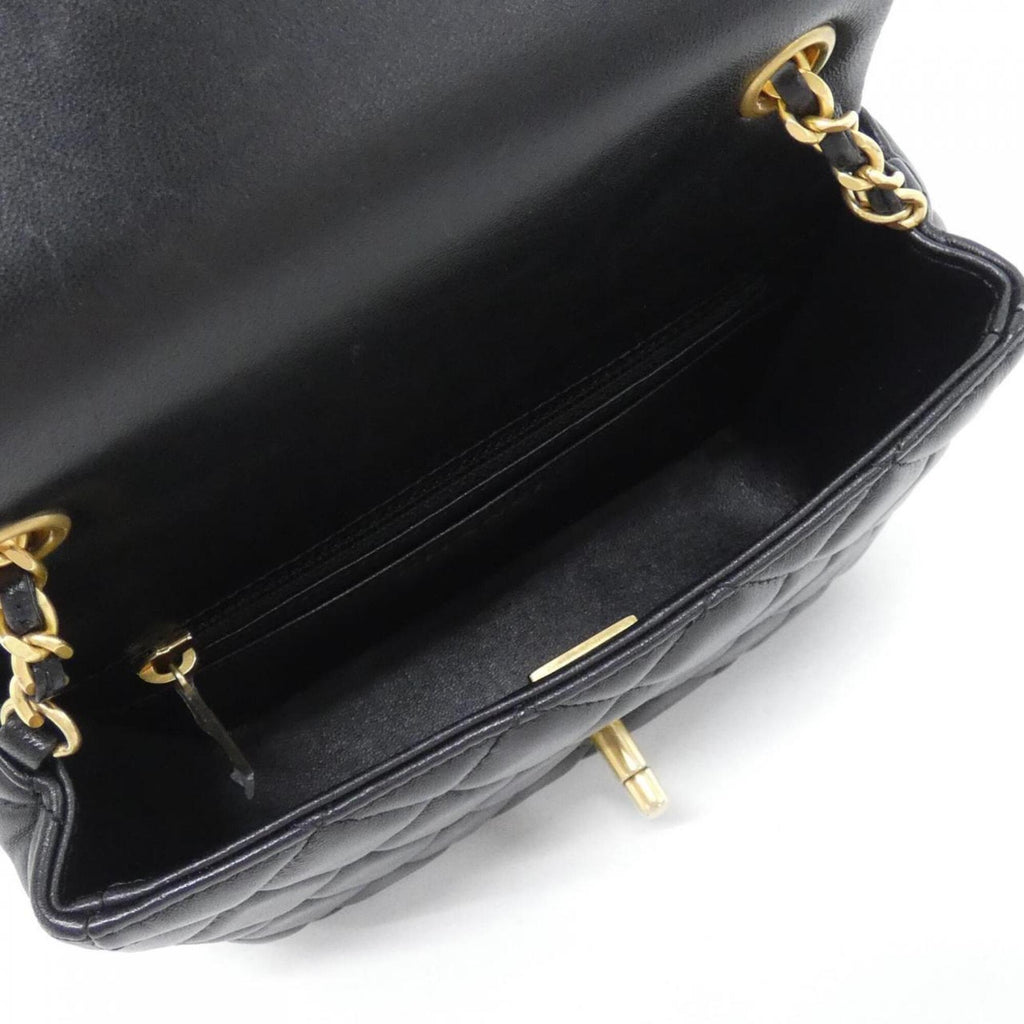 Chanel Black Leather Shoulder Bag