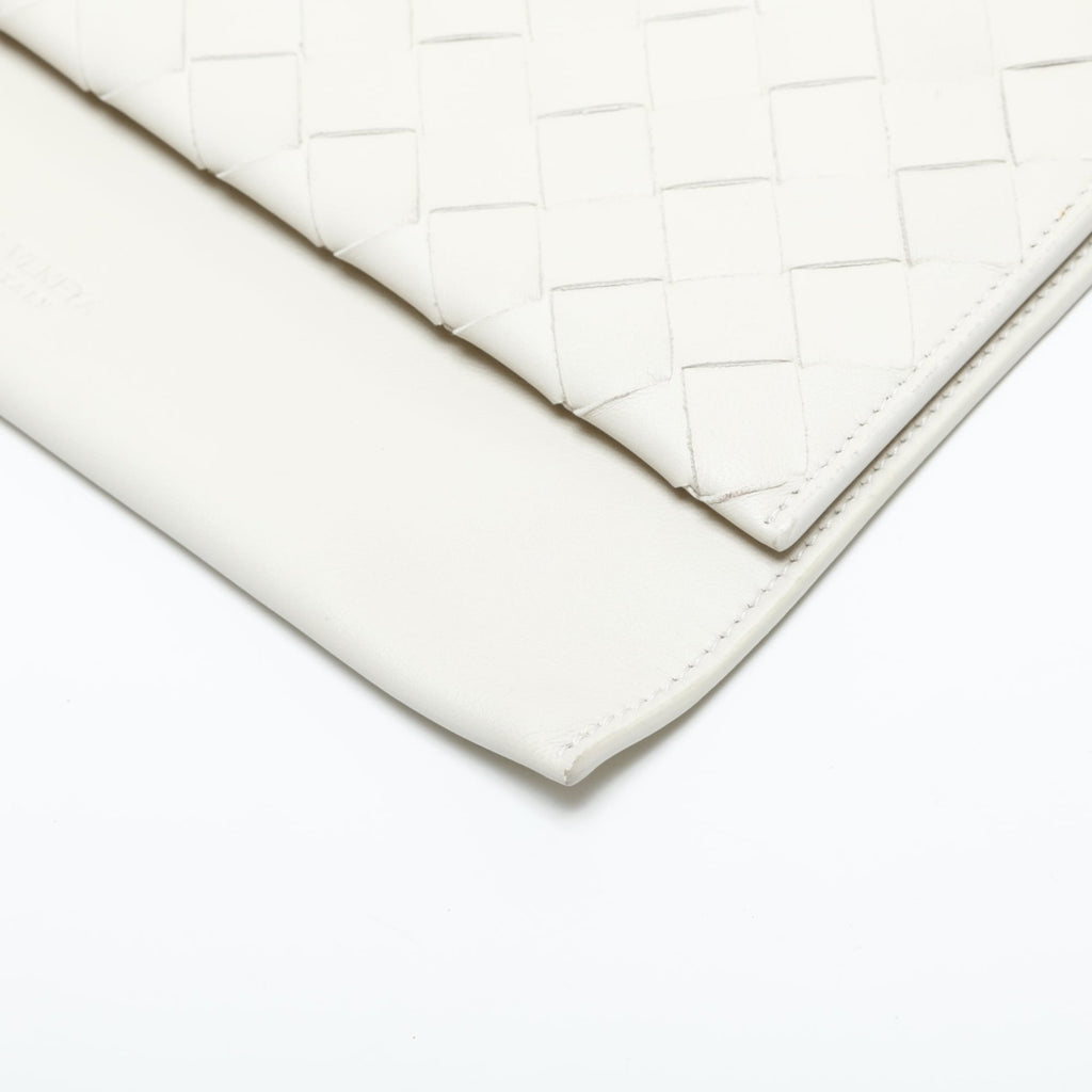 Bottega Veneta White Leather Shoulder Bag